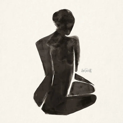 Neutral Nudes I Sq by Anne Tavoletti. SKU 80607a. Archival Giclee Fine art print for wall decor.
