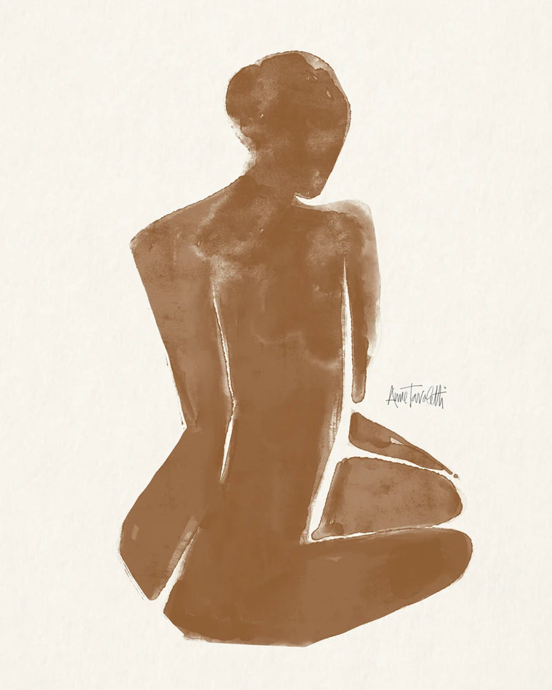 Neutral Nudes I Terracotta by Anne Tavoletti