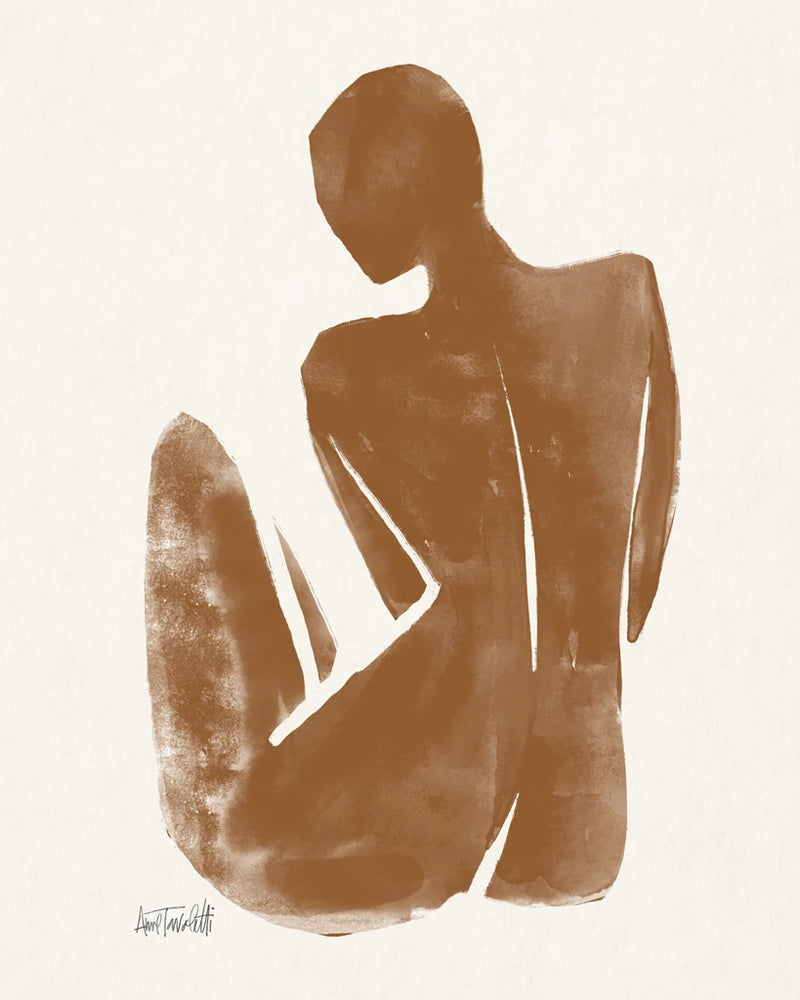 Neutral Nudes II Terracotta by Anne Tavoletti
