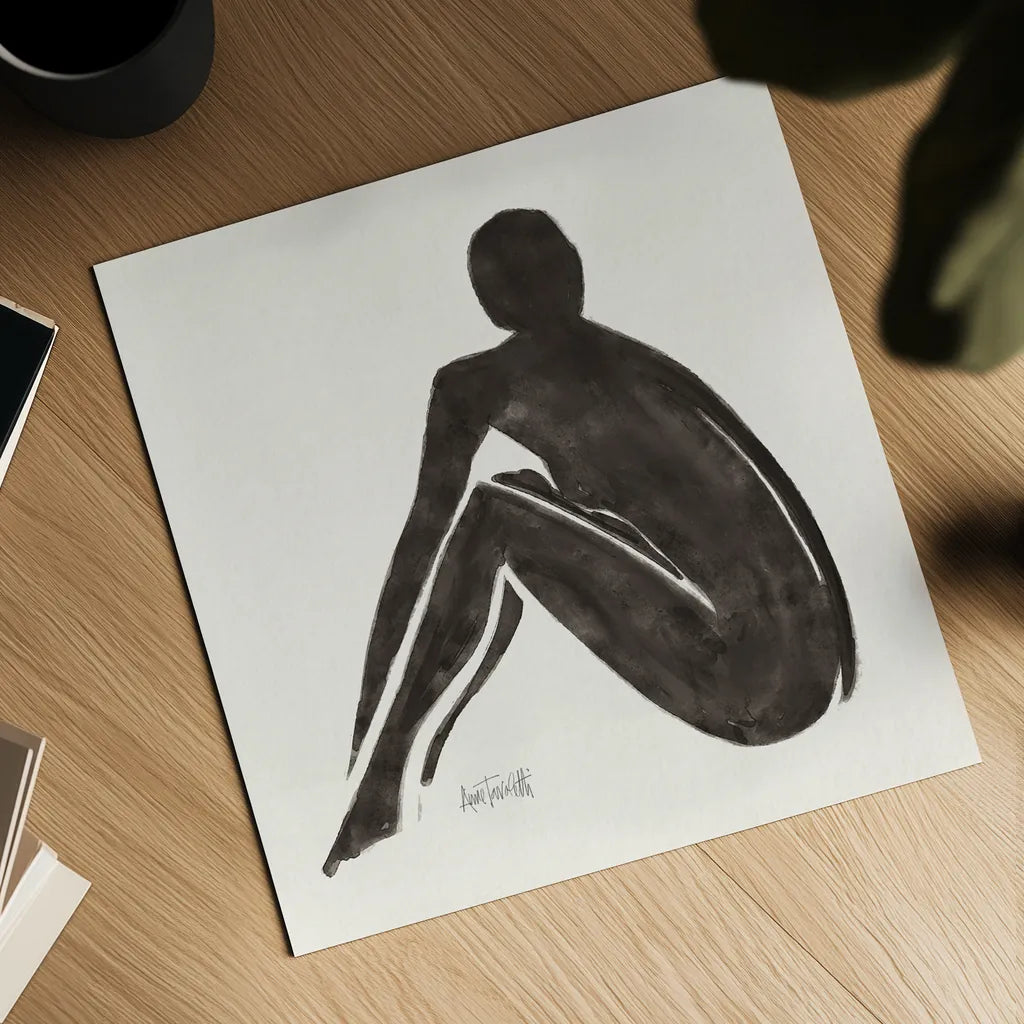 Neutral Nudes IV by Anne Tavoletti. Shown as a detailed flat fine art print, highlighting archival giclee quality. Available as an archival giclee rolled canvas, fine art paper, or poster print. SKU 75942a.
