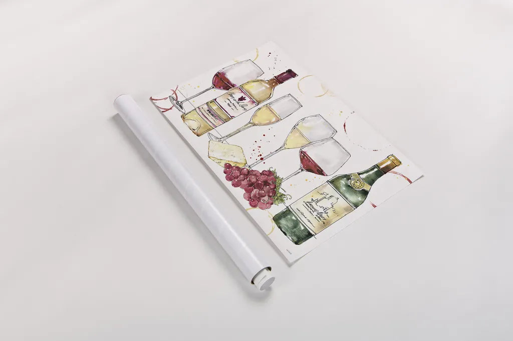 Oaked and Aged I by Anne Tavoletti. shown as a rolled paper print. Available as archival giclee rolled canvas, fine art paper, or poster print. SKU 52233i.