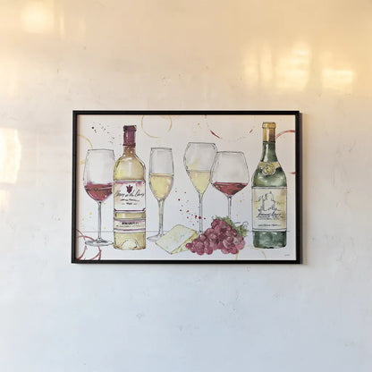 Oaked and Aged I by Anne Tavoletti. shown as a paper print in a black flame. Available as a archival giclee rolled canvas, fine art paper, or poster print. SKU 52233i.