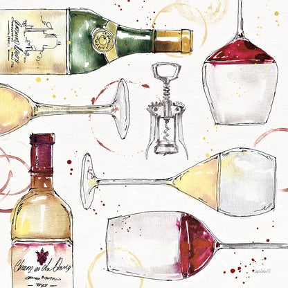 Oaked and Aged II by Anne Tavoletti. SKU 52234a. Archival Giclee Fine art print for wall decor.