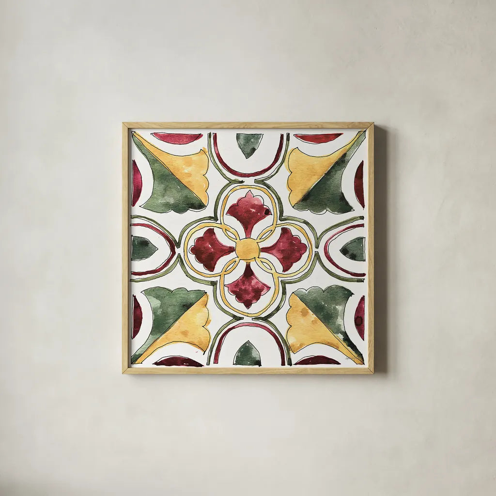 Oaked and Aged VI by Anne Tavoletti. Shown in a natural wood glass frame for a timeless modern aesthetic. Available as an archival giclee rolled canvas, fine art paper, or poster print. SKU 52238a.