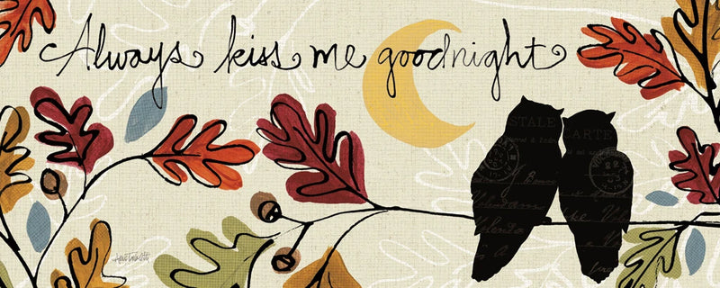 Owl Love Panel II by Anne Tavoletti