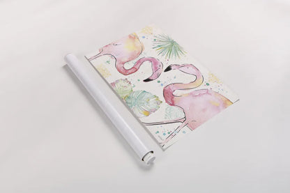 Palm Passion I by Anne Tavoletti. shown as a rolled paper print. Available as archival giclee rolled canvas, fine art paper, or poster print. SKU 29023i.