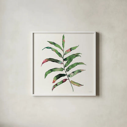 Palm Springs III by Anne Tavoletti. Shown in a crisp white glass frame for a clean and minimalist style. Available as an archival giclee rolled canvas, fine art paper, or poster print. SKU 95659a.