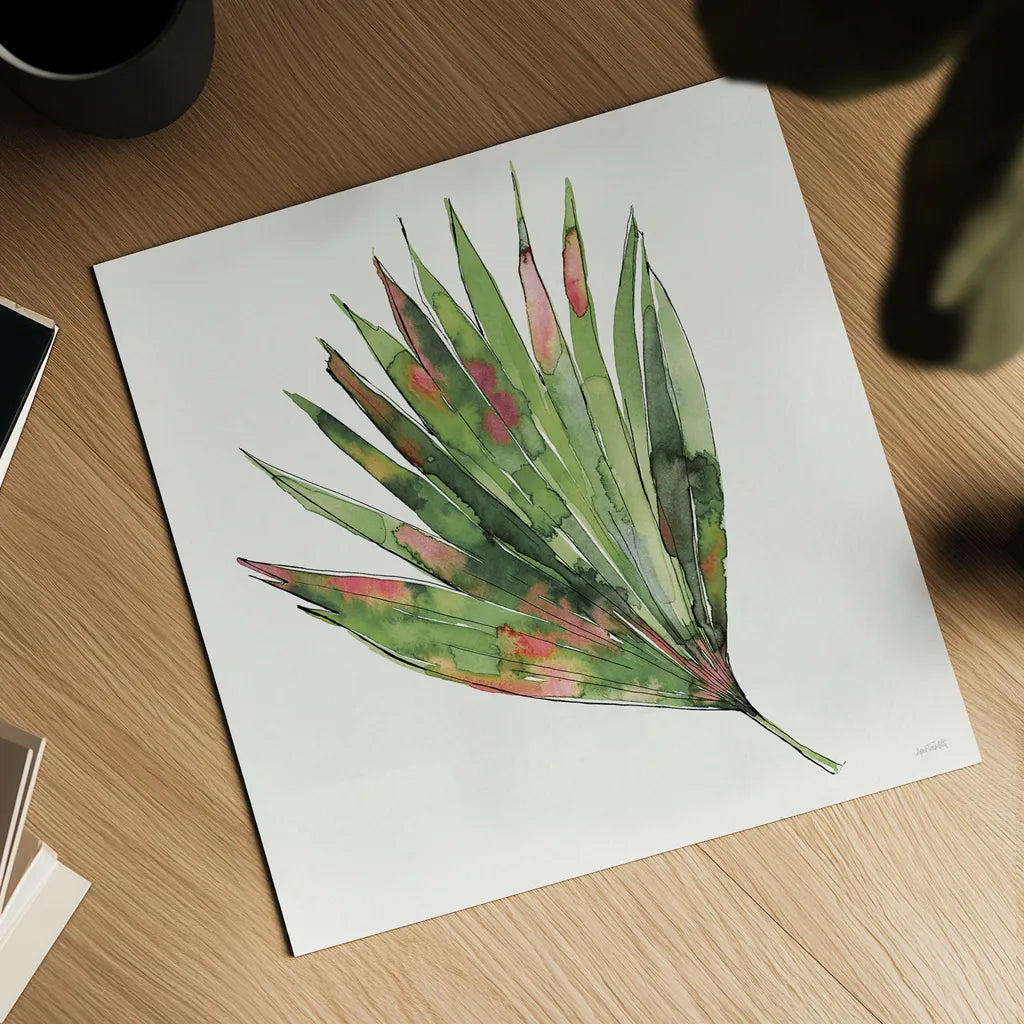 Palm Springs IV by Anne Tavoletti. Shown as a detailed flat fine art print, highlighting archival giclee quality. Available as an archival giclee rolled canvas, fine art paper, or poster print. SKU 95660a.