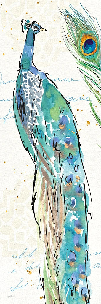 Peacock Garden IV by Anne Tavoletti