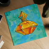 Perfume VI by Anne Tavoletti. Shown as a detailed flat fine art print, highlighting archival giclee quality. Available as an archival giclee rolled canvas, fine art paper, or poster print. SKU 99178a.