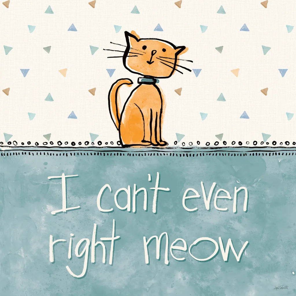 Pet Sentiments IV by Anne Tavoletti. SKU 89395a. Archival Giclee Fine art print for wall decor.