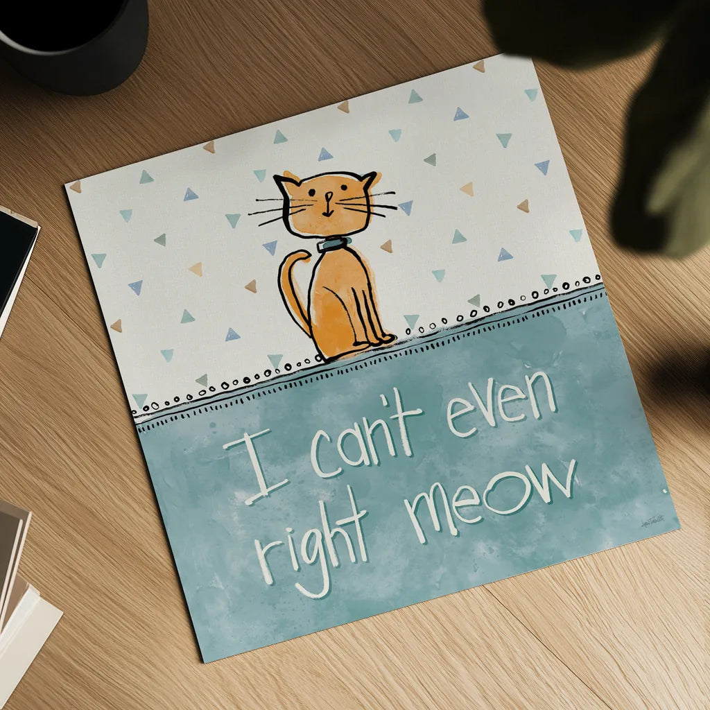 Pet Sentiments IV by Anne Tavoletti. Shown as a detailed flat fine art print, highlighting archival giclee quality. Available as an archival giclee rolled canvas, fine art paper, or poster print. SKU 89395a.