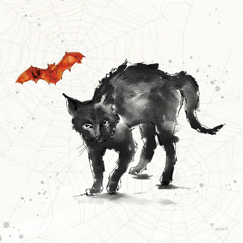 Phantom Cat by Anne Tavoletti. SKU 57914a. Archival Giclee Fine art print for wall decor.