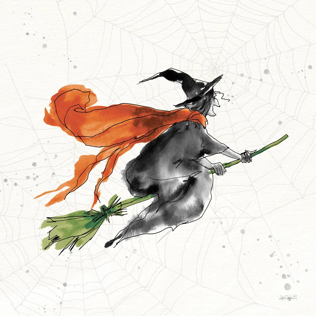 Phantom Witch by Anne Tavoletti. SKU 57913a. Archival Giclee Fine art print for wall decor.