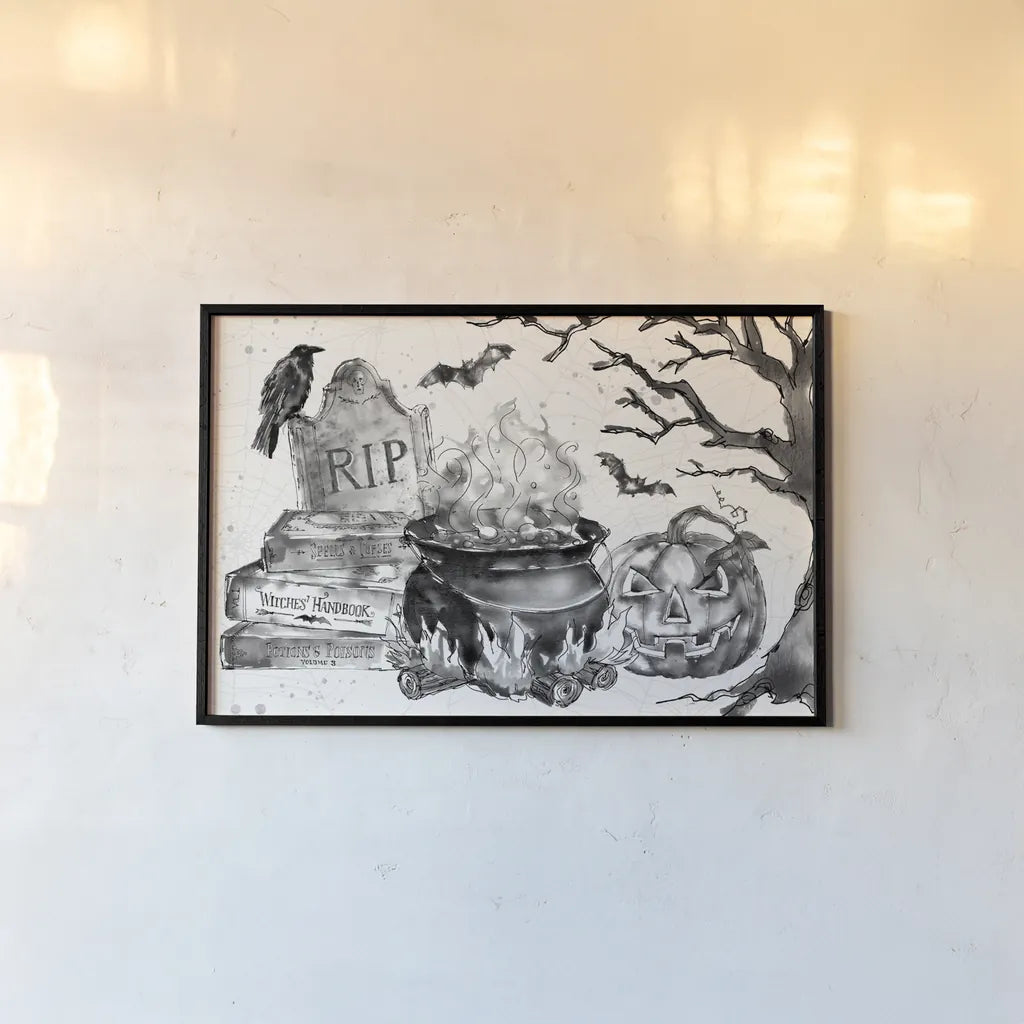 Phantoms of the Night I by Anne Tavoletti. shown as a paper print in a black flame. Available as a archival giclee rolled canvas, fine art paper, or poster print. SKU 55944i.