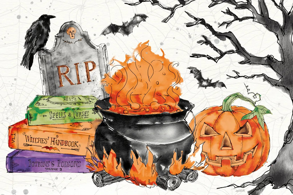 Phantoms of the Night I Color by Anne Tavoletti. SKU 55953i. Archival Giclee Fine art print for wall decor.