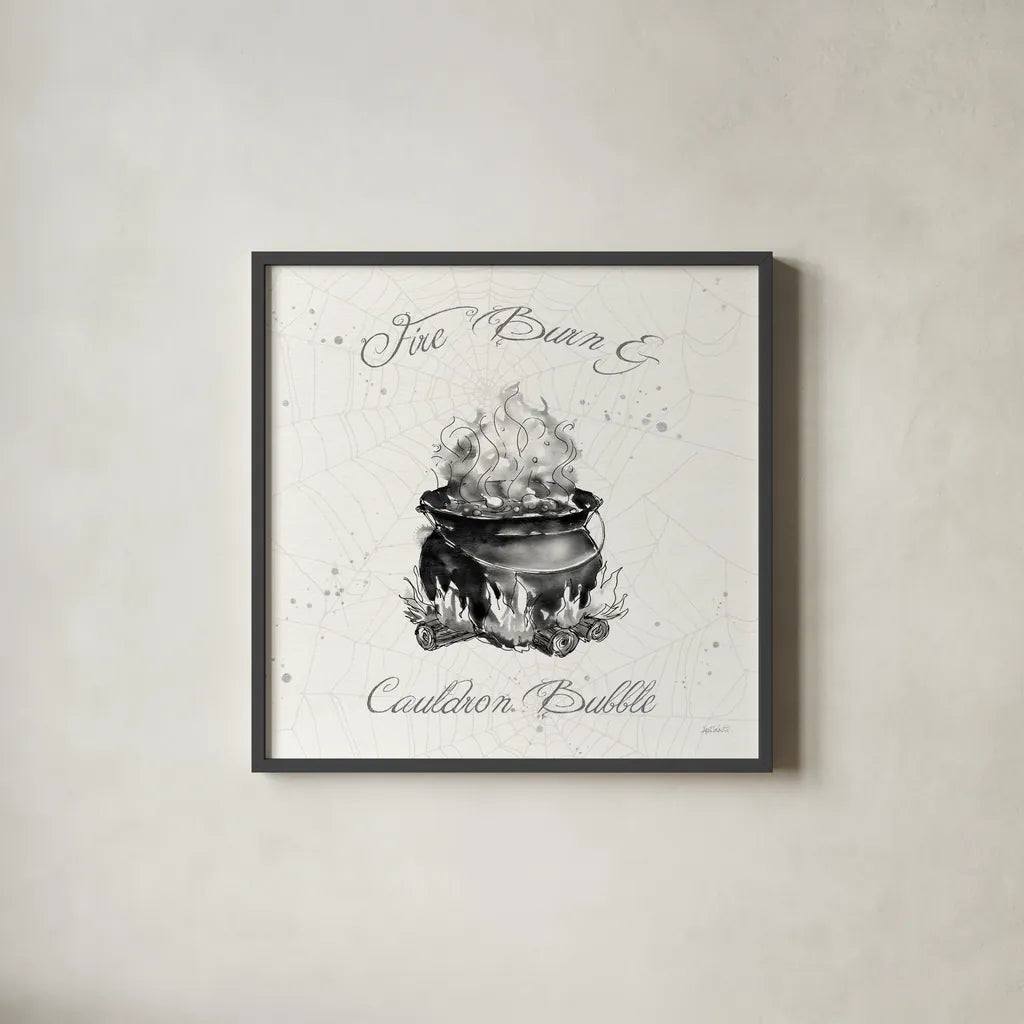 Phantoms of the Night II by Anne Tavoletti. Shown in a sleek black glass frame for a contemporary gallery look. Available as an archival giclee rolled canvas, fine art paper, or poster print. SKU 55945a.