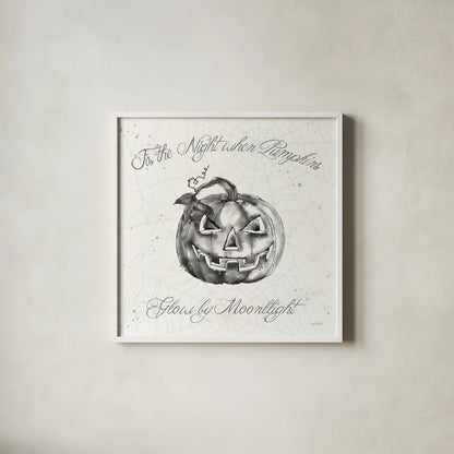 Phantoms of the Night III by Anne Tavoletti. Shown in a crisp white glass frame for a clean and minimalist style. Available as an archival giclee rolled canvas, fine art paper, or poster print. SKU 55946a.