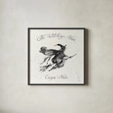 Phantoms of the Night IV by Anne Tavoletti. Shown in a sleek black glass frame for a contemporary gallery look. Available as an archival giclee rolled canvas, fine art paper, or poster print. SKU 55947a.