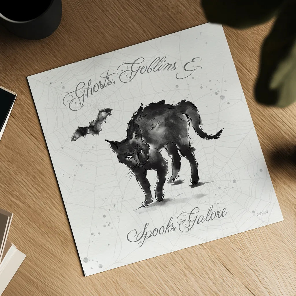 Phantoms of the Night IX by Anne Tavoletti. Shown as a detailed flat fine art print, highlighting archival giclee quality. Available as an archival giclee rolled canvas, fine art paper, or poster print. SKU 55952a.