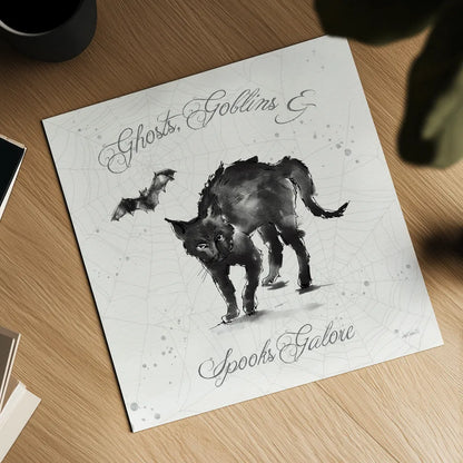 Phantoms of the Night IX by Anne Tavoletti. Shown as a detailed flat fine art print, highlighting archival giclee quality. Available as an archival giclee rolled canvas, fine art paper, or poster print. SKU 55952a.