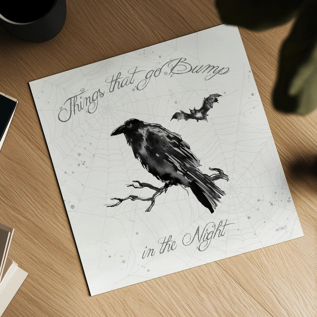 Phantoms of the Night V by Anne Tavoletti. Shown as a detailed flat fine art print, highlighting archival giclee quality. Available as an archival giclee rolled canvas, fine art paper, or poster print. SKU 55948a.