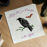 Phantoms of the Night V Color by Anne Tavoletti. Shown as a detailed flat fine art print, highlighting archival giclee quality. Available as an archival giclee rolled canvas, fine art paper, or poster print. SKU 55957a.