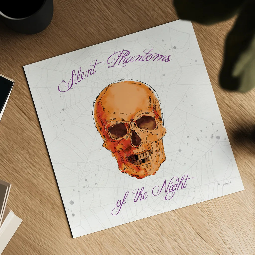 Phantoms of the Night VII Color by Anne Tavoletti. Shown as a detailed flat fine art print, highlighting archival giclee quality. Available as an archival giclee rolled canvas, fine art paper, or poster print. SKU 55959a.