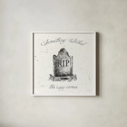 Phantoms of the Night VIII by Anne Tavoletti. Shown in a crisp white glass frame for a clean and minimalist style. Available as an archival giclee rolled canvas, fine art paper, or poster print. SKU 55951a.