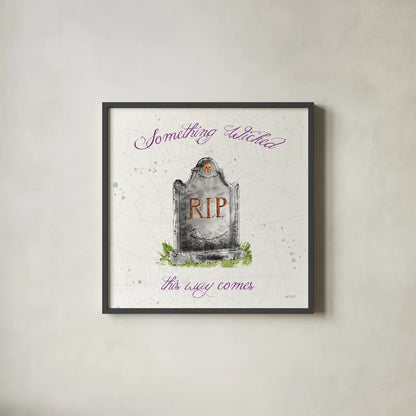 Phantoms of the Night VIII Color by Anne Tavoletti. Shown in a sleek black glass frame for a contemporary gallery look. Available as an archival giclee rolled canvas, fine art paper, or poster print. SKU 55960a.