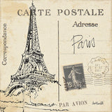 Postcard Sketches III by Anne Tavoletti. SKU 15855a. Archival Giclee Fine art print for wall decor.