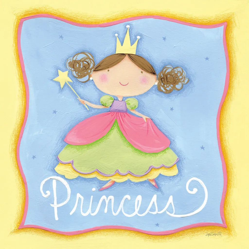 Princess by Anne Tavoletti. SKU 10603a. Archival Giclee Fine art print for wall decor.