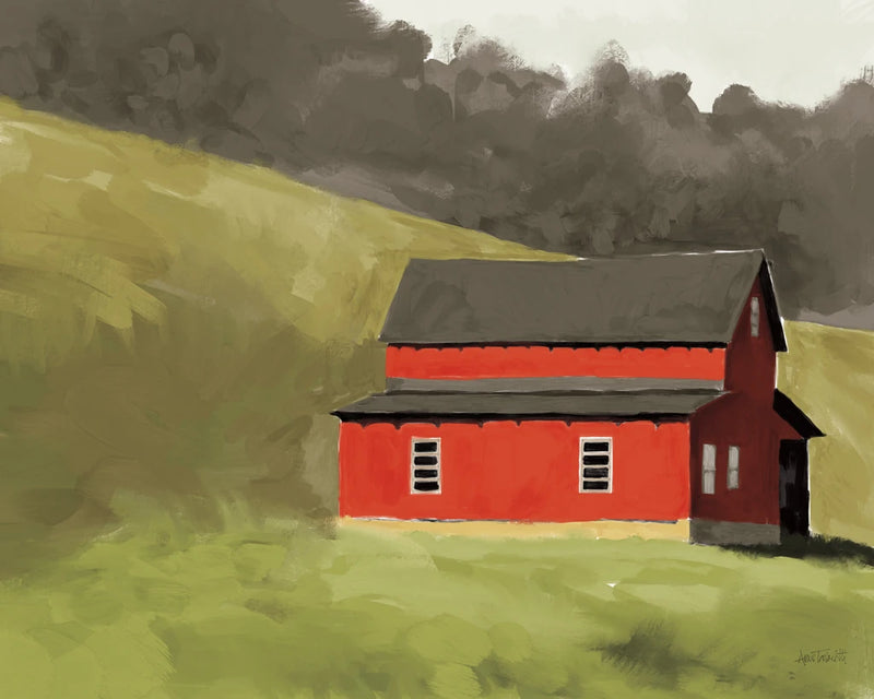 Red Barn I by Anne Tavoletti
