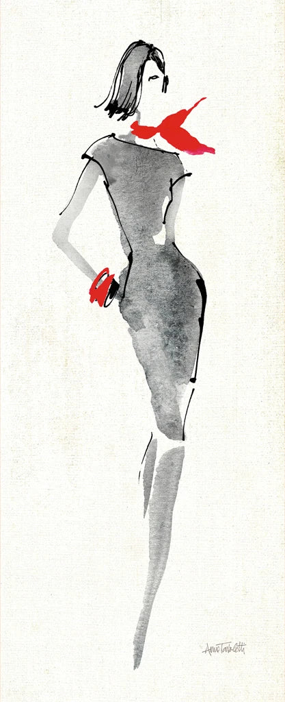 Red Flair II by Anne Tavoletti