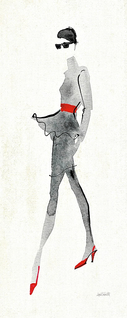 Red Flair III by Anne Tavoletti