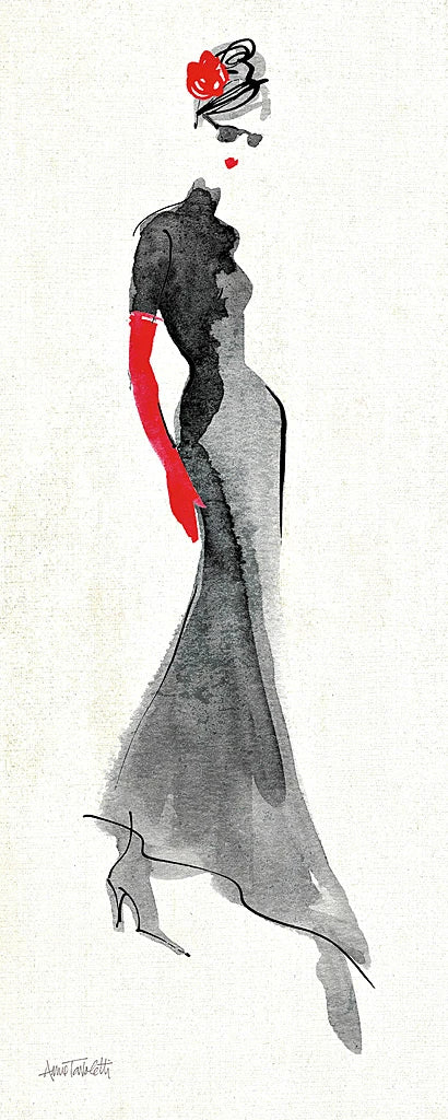 Red Flair IV by Anne Tavoletti