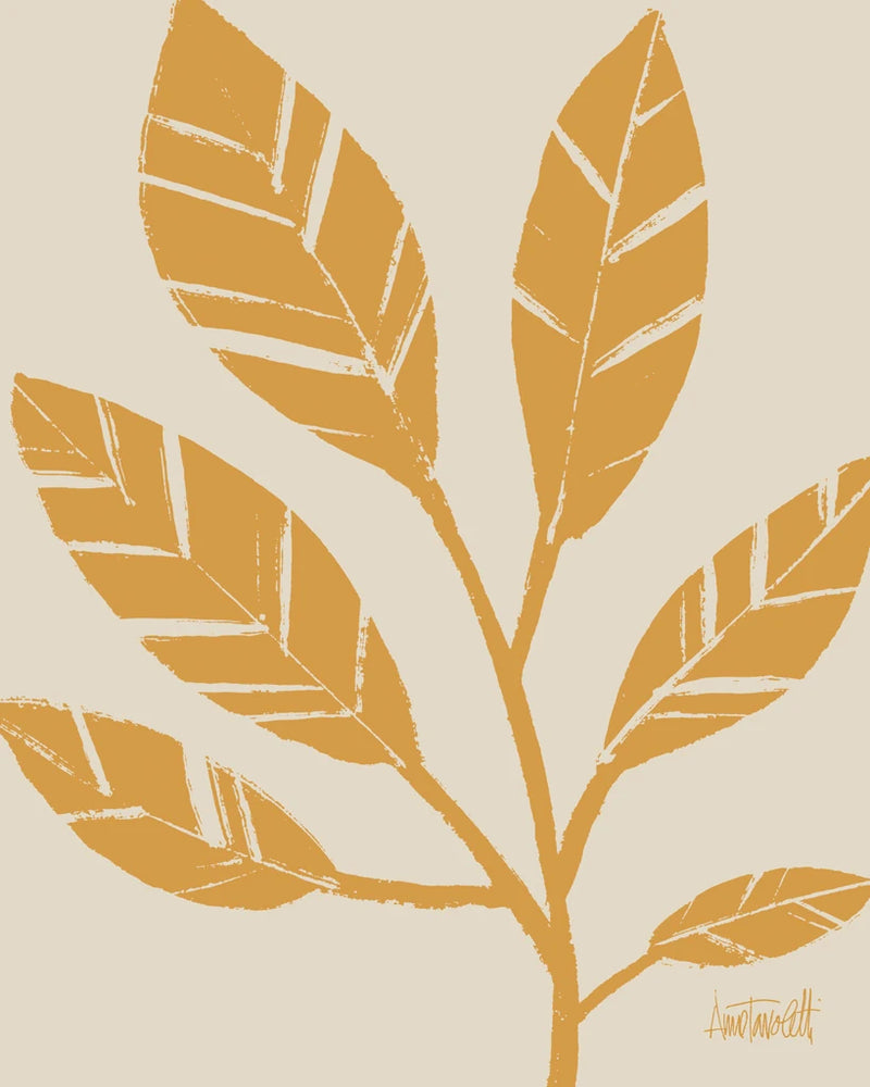 Retro Botanical Sketches III Crop by Anne Tavoletti