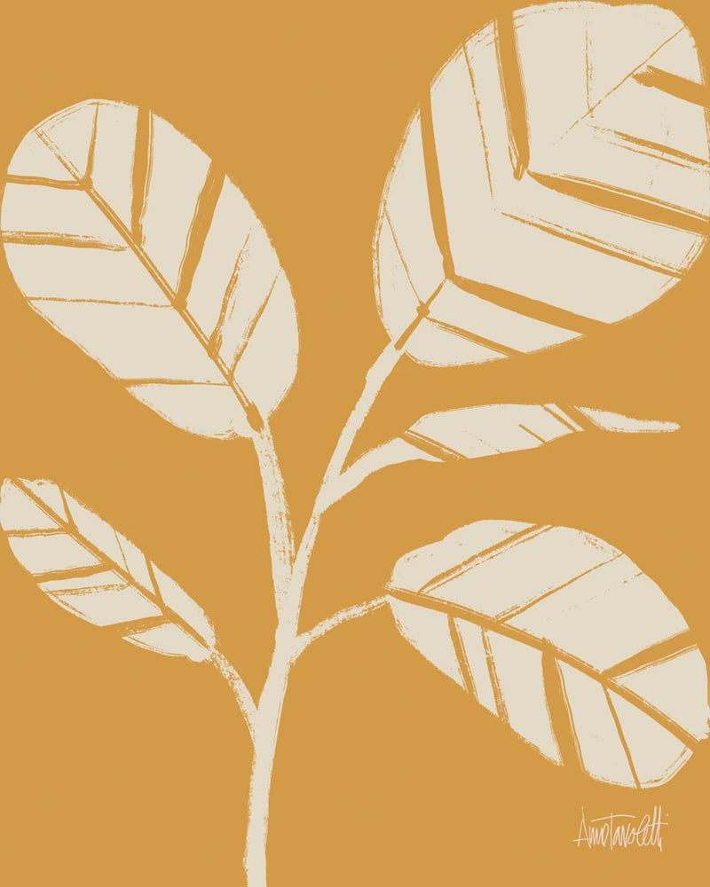 Retro Botanical Sketches IV Crop by Anne Tavoletti