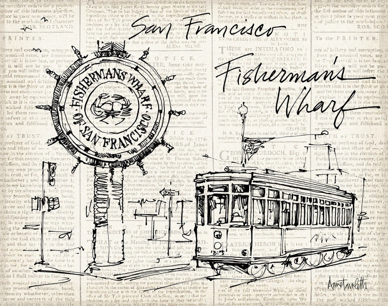 San Francisco Sketches II by Anne Tavoletti