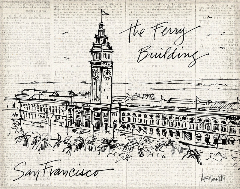 San Francisco Sketches III by Anne Tavoletti