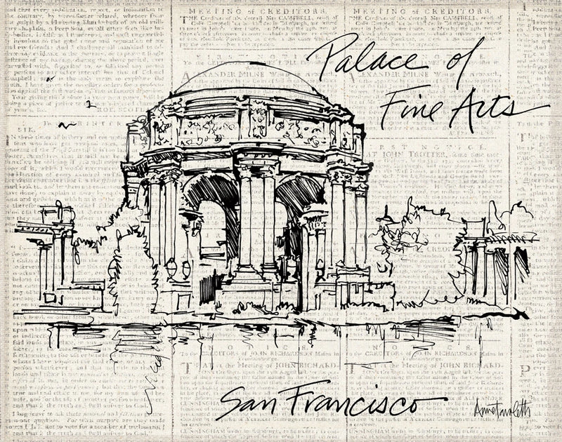 San Francisco Sketches IV by Anne Tavoletti