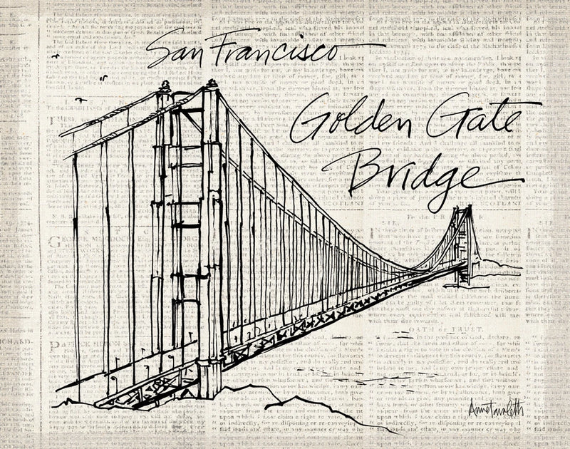 San Francisco Sketches V by Anne Tavoletti