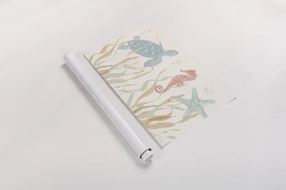 Seaside Style I by Anne Tavoletti. shown as a rolled paper print. Available as archival giclee rolled canvas, fine art paper, or poster print. SKU 80251i.