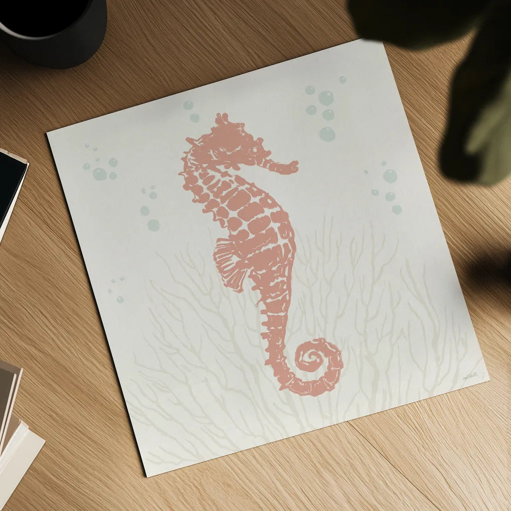 Seaside Style II by Anne Tavoletti. Shown as a detailed flat fine art print, highlighting archival giclee quality. Available as an archival giclee rolled canvas, fine art paper, or poster print. SKU 80252a.