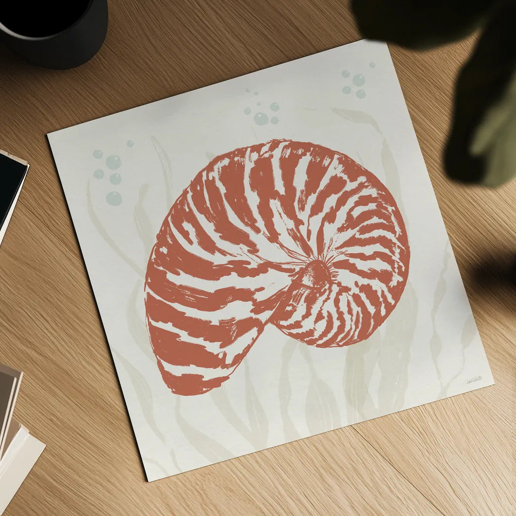 Seaside Style X by Anne Tavoletti. Shown as a detailed flat fine art print, highlighting archival giclee quality. Available as an archival giclee rolled canvas, fine art paper, or poster print. SKU 80260a.