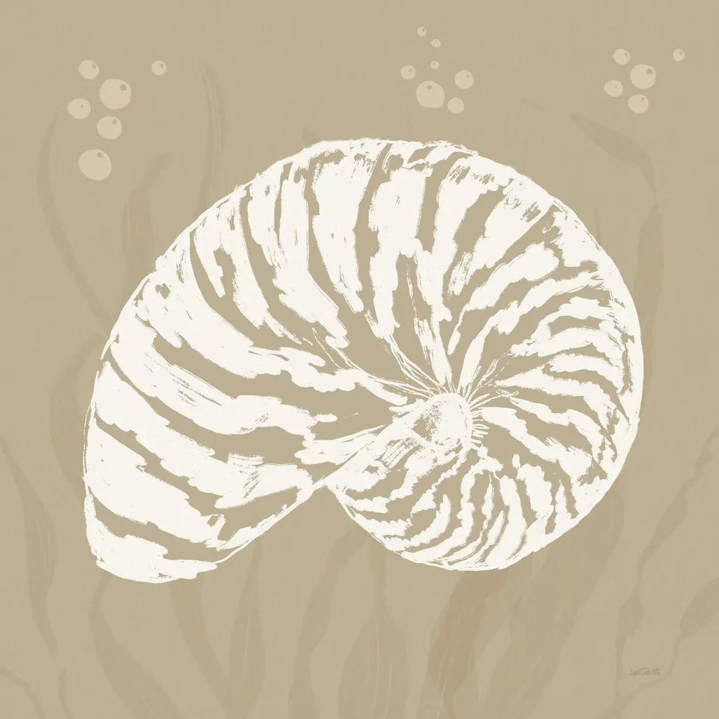 Seaside Style X Neutral by Anne Tavoletti. SKU 81064a. Archival Giclee Fine art print for wall decor.