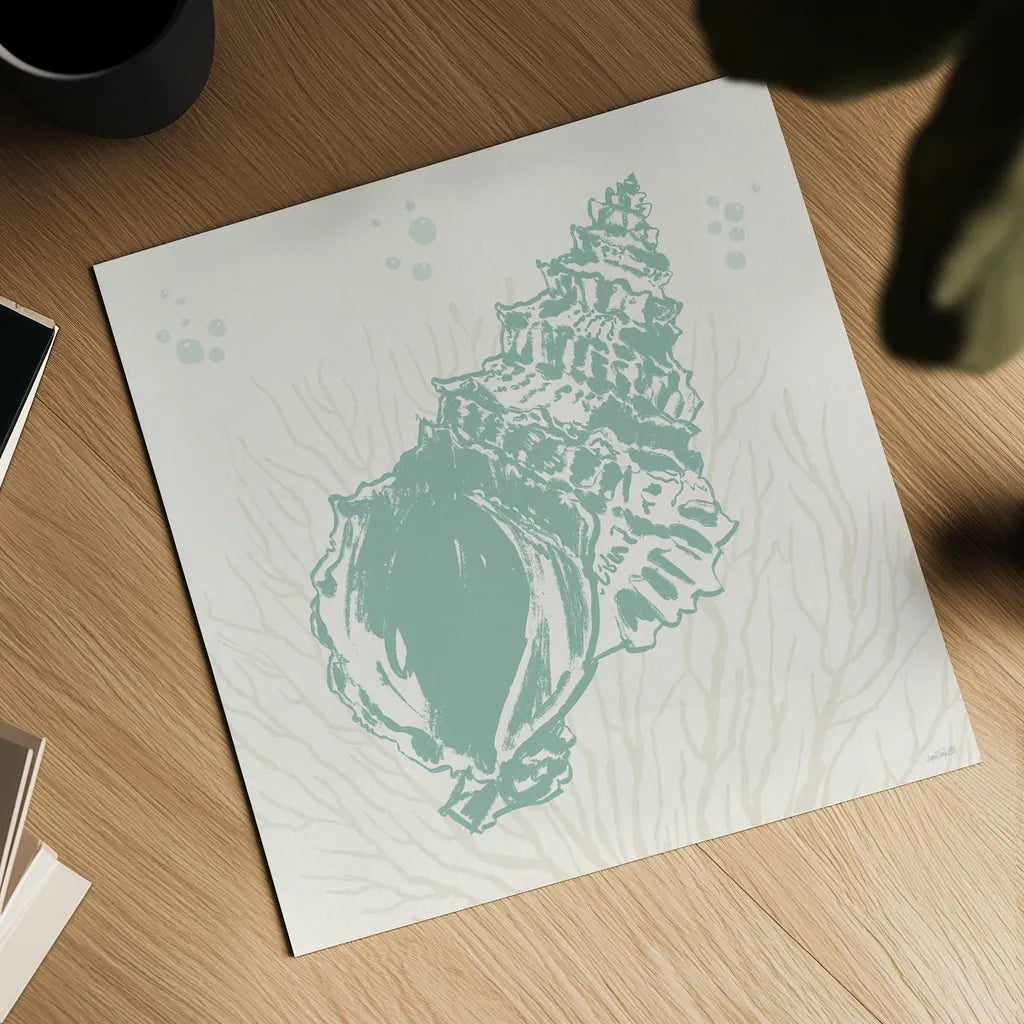 Seaside Style XI by Anne Tavoletti. Shown as a detailed flat fine art print, highlighting archival giclee quality. Available as an archival giclee rolled canvas, fine art paper, or poster print. SKU 80261a.