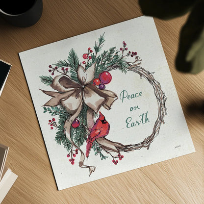 Seasonal Charm IV by Anne Tavoletti. Shown as a detailed flat fine art print, highlighting archival giclee quality. Available as an archival giclee rolled canvas, fine art paper, or poster print. SKU 36860a.