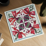 Seasonal Charm IX by Anne Tavoletti. Shown as a detailed flat fine art print, highlighting archival giclee quality. Available as an archival giclee rolled canvas, fine art paper, or poster print. SKU 36865a.