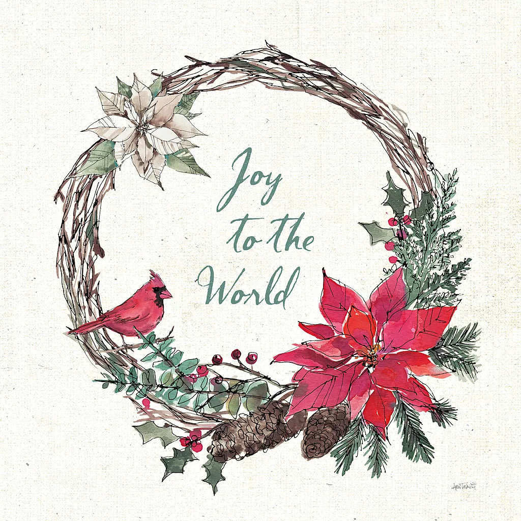 Seasonal Charm V by Anne Tavoletti. SKU 36861a. Archival Giclee Fine art print for wall decor.